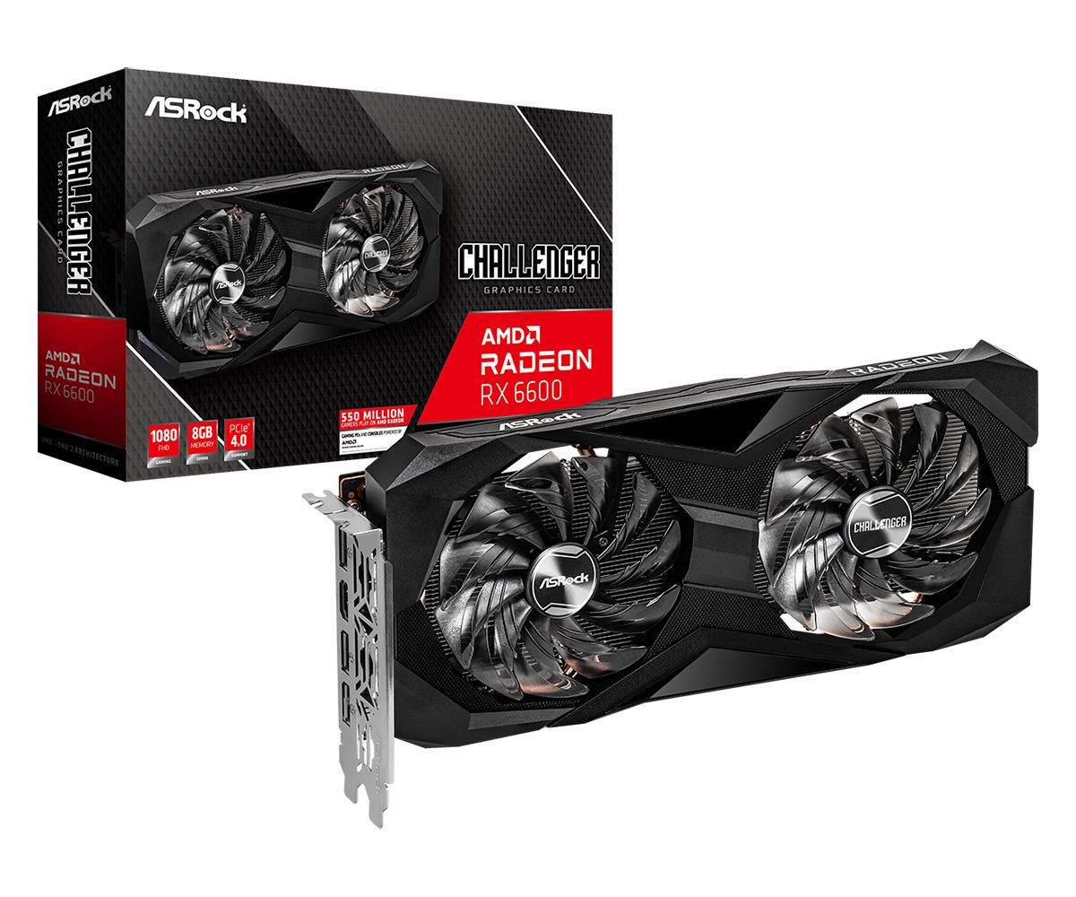 ASRock Radeon RX 6600 XT Challenger D