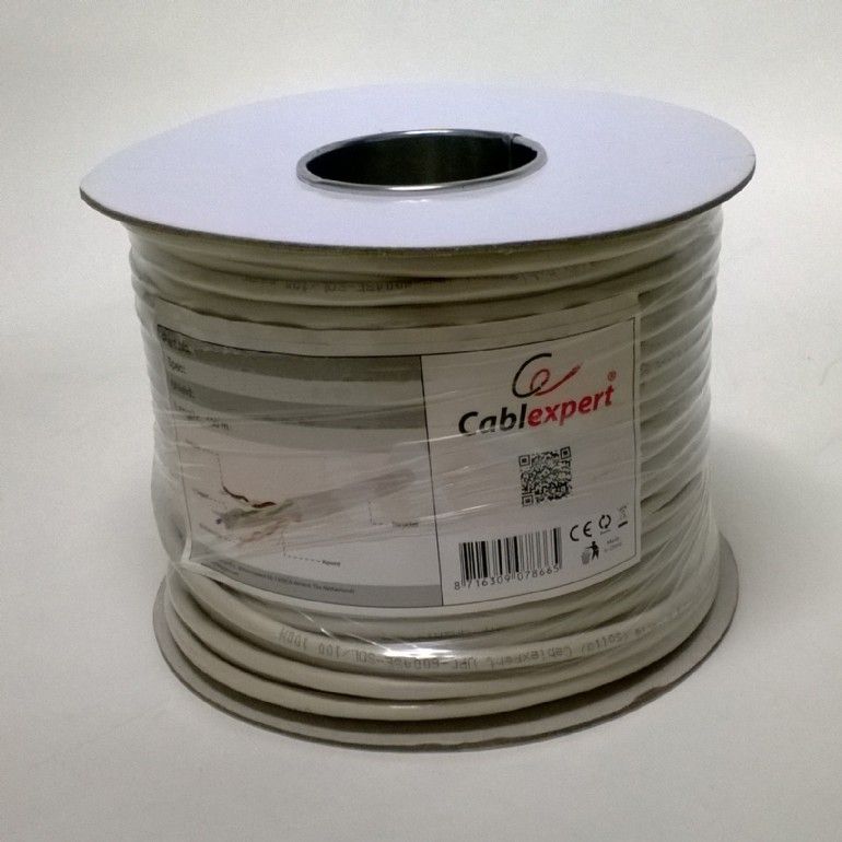 Gembird CAT6 UTP Installation Cable 100m Grey