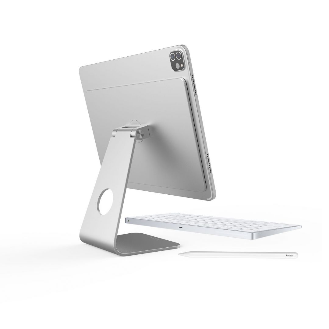 FIXED Aluminium magnetic stand FIXED Frame for Apple iPad Pro 12.9 " (2018/2020/2021) Silver