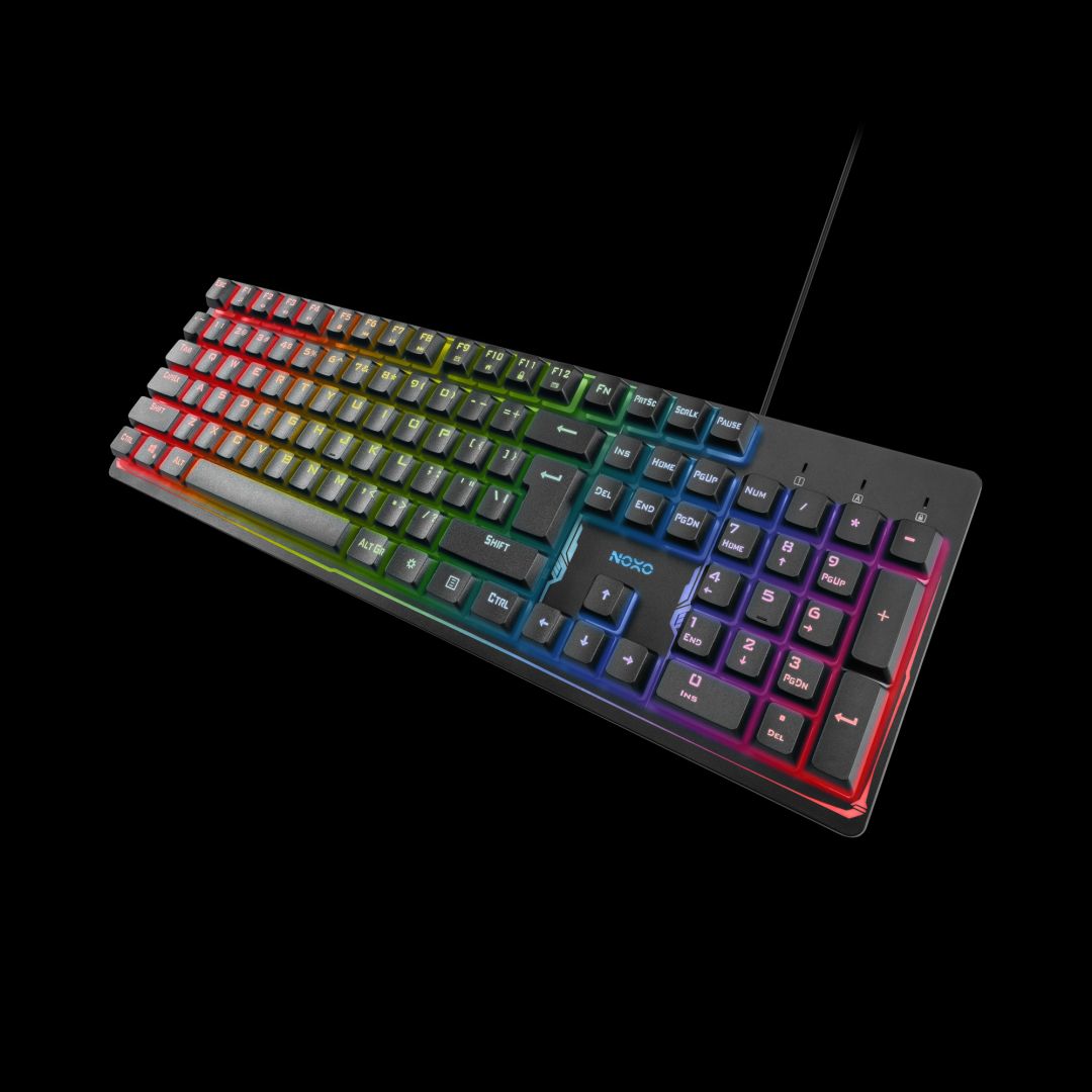 NOXO Fusionlight Gaming keyboard Black HU