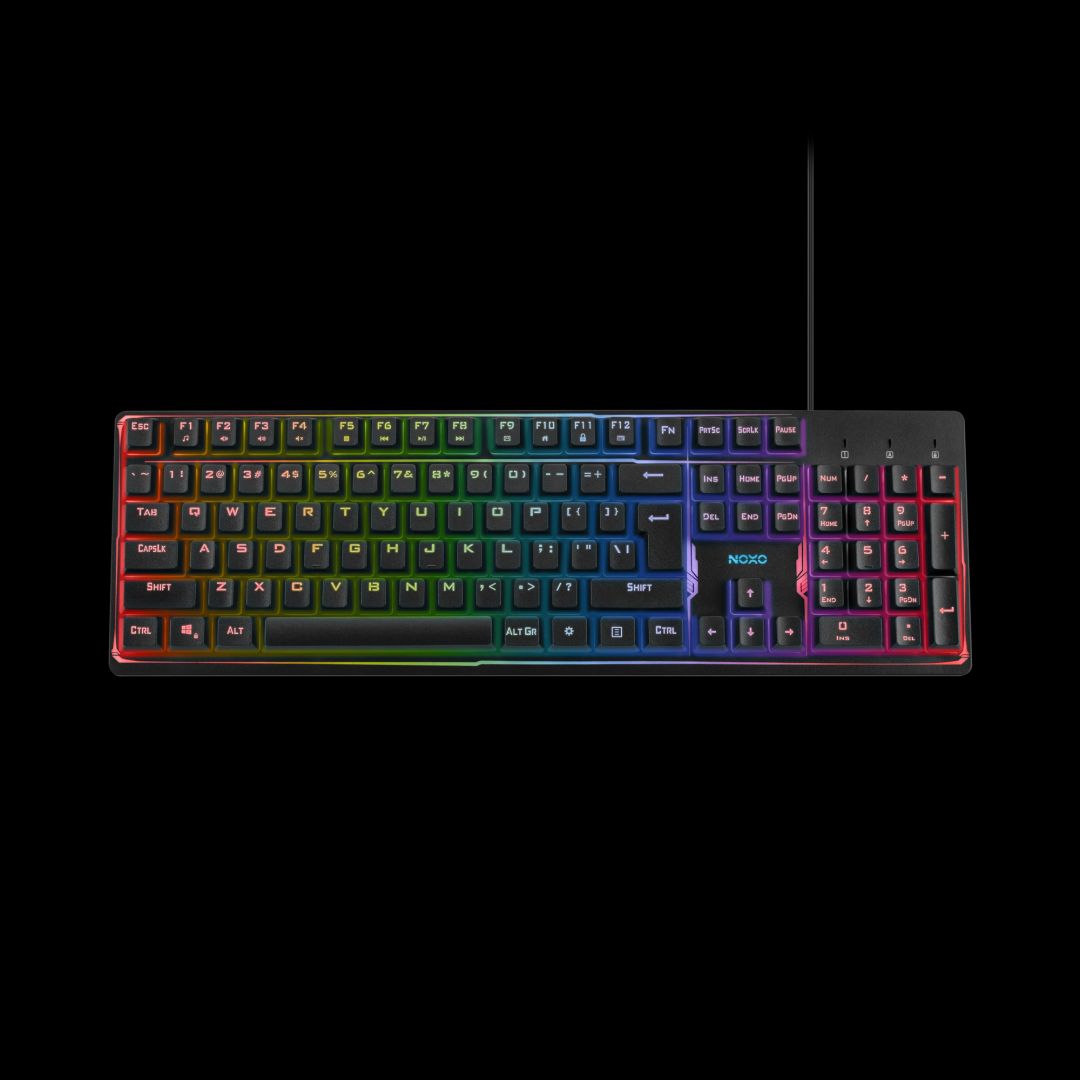 NOXO Fusionlight Gaming keyboard Black HU