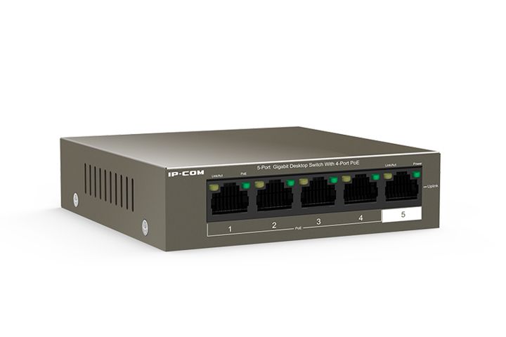 IP-COM G1105P-4-63W 5-Port Gigabit Desktop Switch with 4-Port PoE