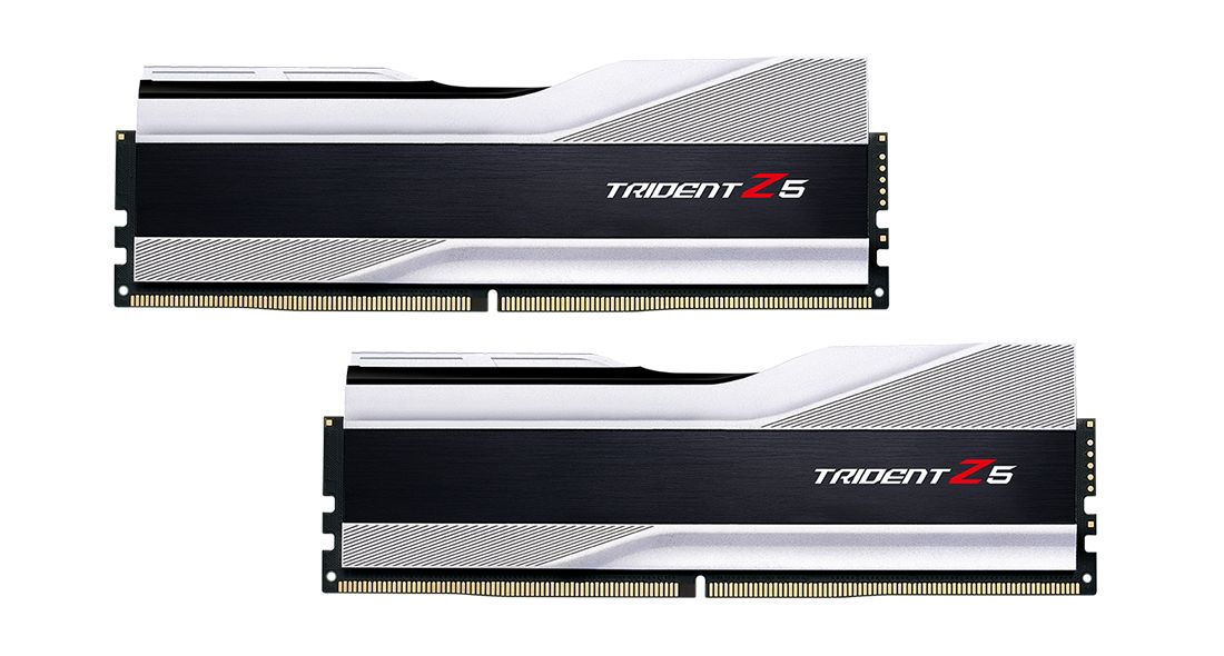 G.SKILL 32GB DDR5 5600MHz Kit(2x16GB) Trident Z5 Silver