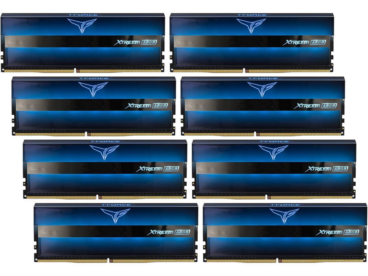 TeamGroup 64GB DDR4 3600MHz Kit(8x8GB) Xtreem ARGB Black