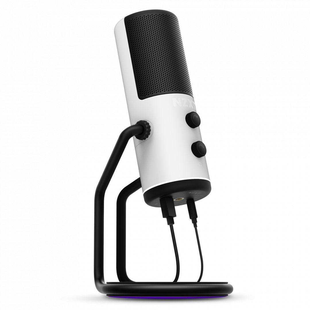 NZXT Capsule Cardioid USB Microphone White