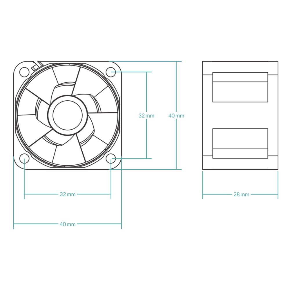 Arctic S4028-15K 40mm Server Fan (5db/cs)