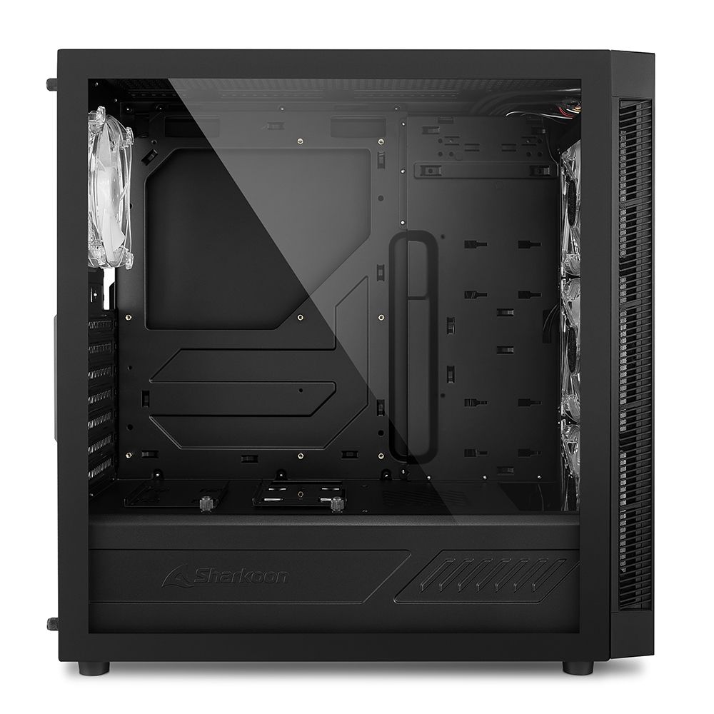 Sharkoon TG6M RGB Tempered Glass Black