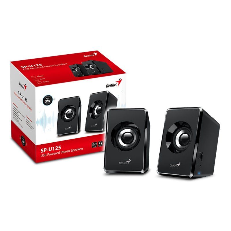 Genius SP-U125 Speaker Black