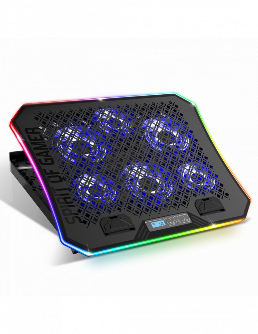 Spirit Of Gamer AirBlade 1200 RGB Notebook cooler Black