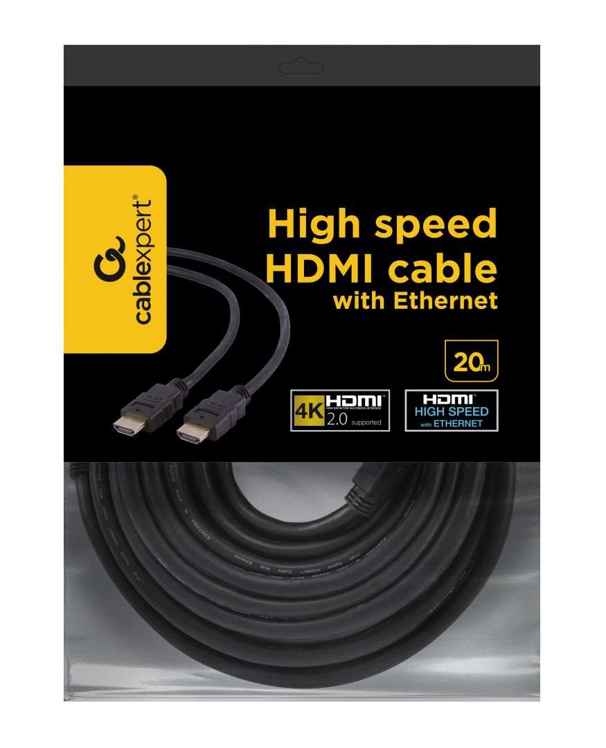 Gembird HDMI - HDMI 1.4 20m cable Black