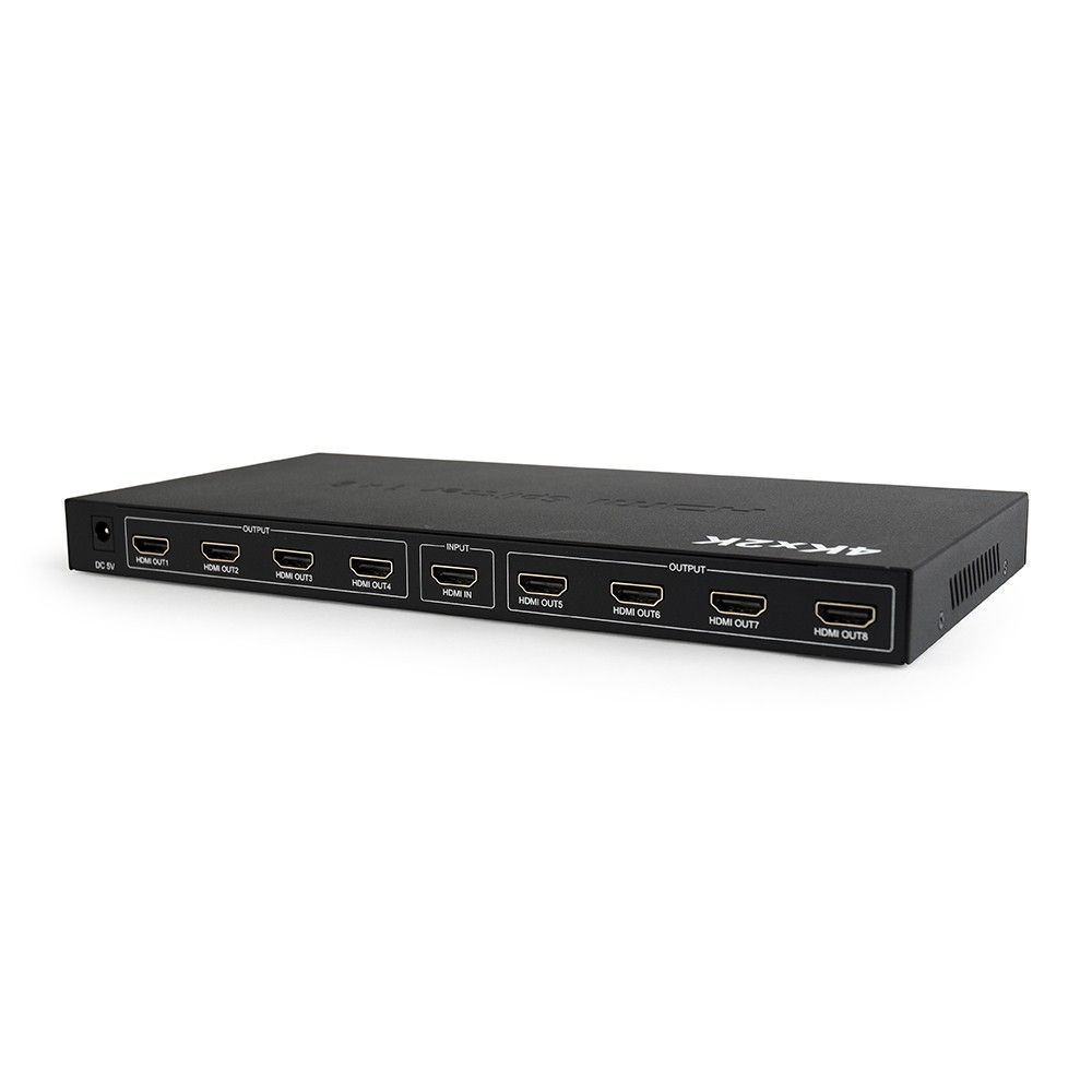 Gembird DSP-2PH4-03 HDMI Splitter 8 ports Black