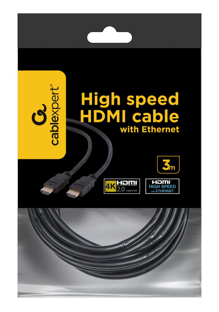 Gembird HDMI - HDMI 1.4 3m cable Black