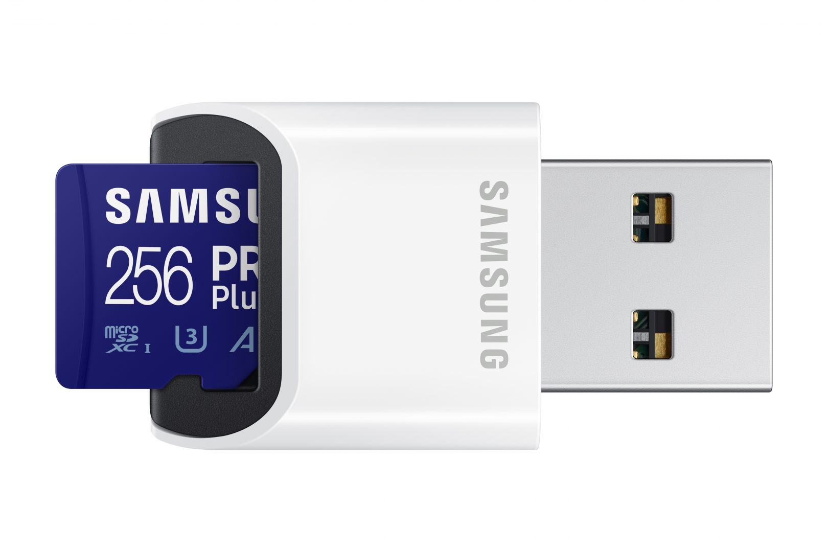 Samsung 256GB microSDXC Pro Plus Class10 U3 A2 V30 + Memóriakártya olvasó