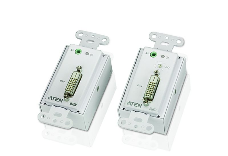 ATEN VE606 DVI/Audio Cat 5 Extender Wall Plate (US) (1920x1200@40m)