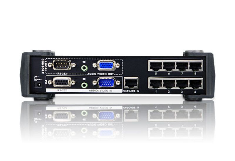 ATEN VS1508T 8-Port VGA/Audio/RS-232 Cat 5 Splitter