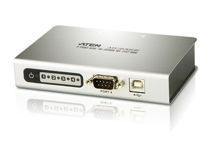 ATEN 4-Port USB to RS-232 Hub