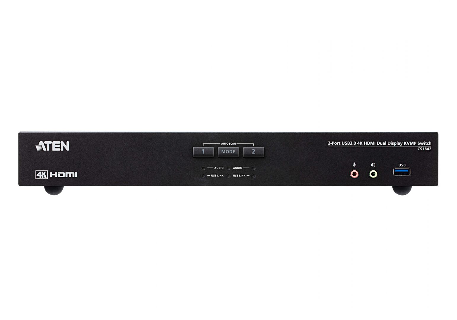 ATEN 2-Port USB 3.0 4K HDMI Dual Display KVMP Switch