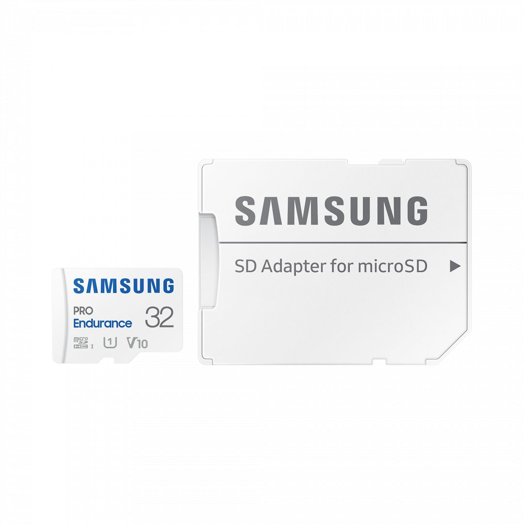 Samsung 32GB microSDHC Class10  U1 V10 PRO Endurance + adapterrel