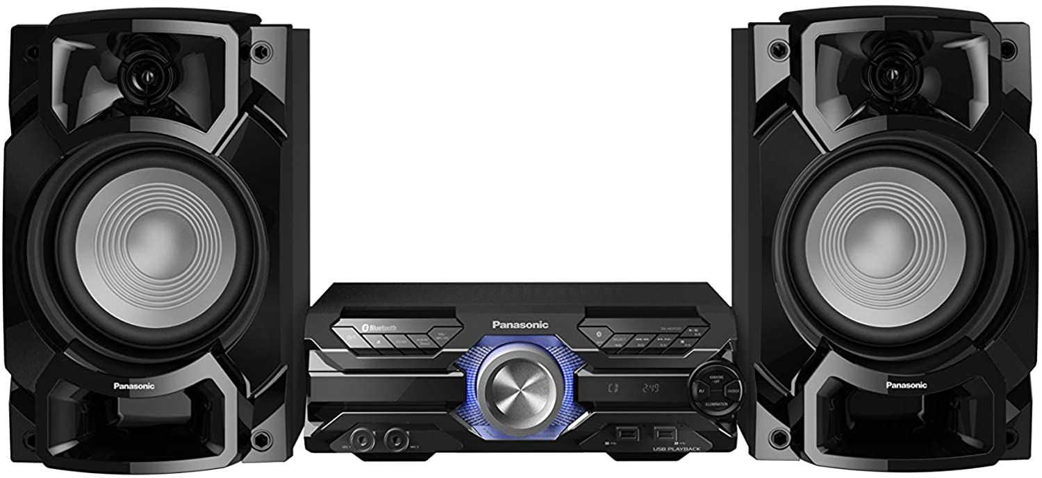 Samsonite SC-AKX520E High Power Audio System with CD Player and DJ & Karaoke Effects Black