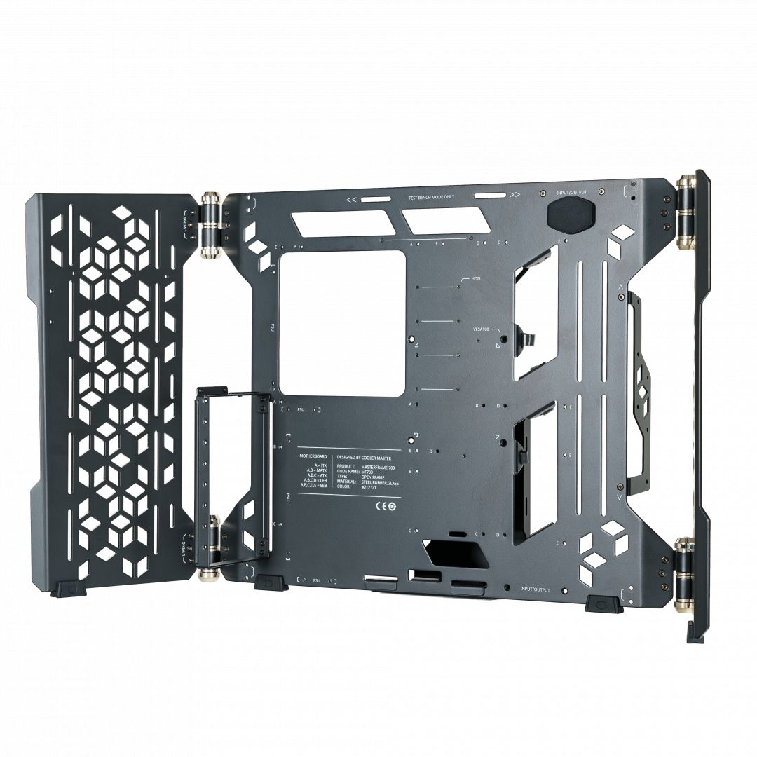 Cooler Master MasterFrame 700 Tempered Glass Black