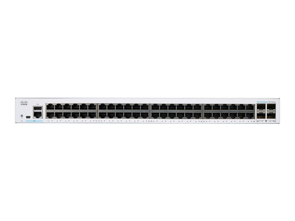 Cisco CBS250-48T-4G Business 250 Series Smart Switch