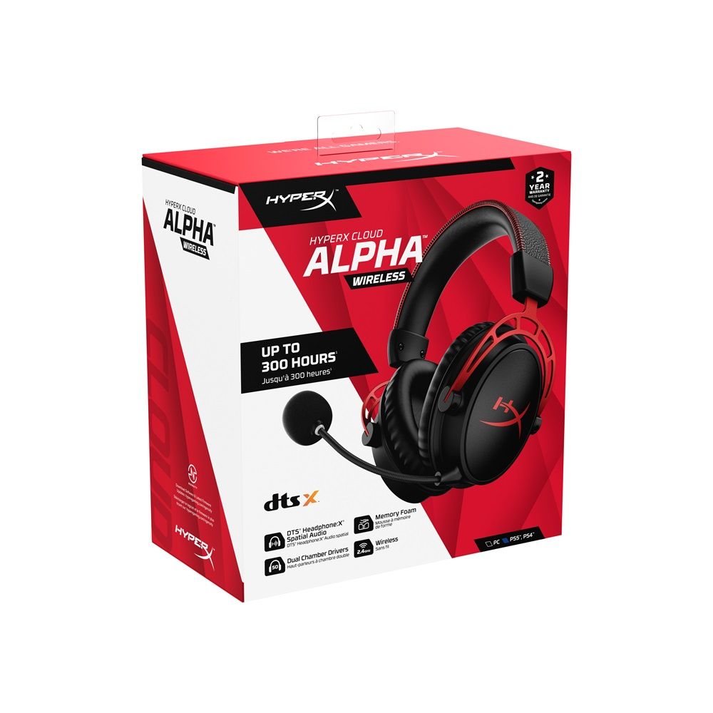 Kingston HyperX Cloud Alpha Wireless Gaming Headset Black/Red