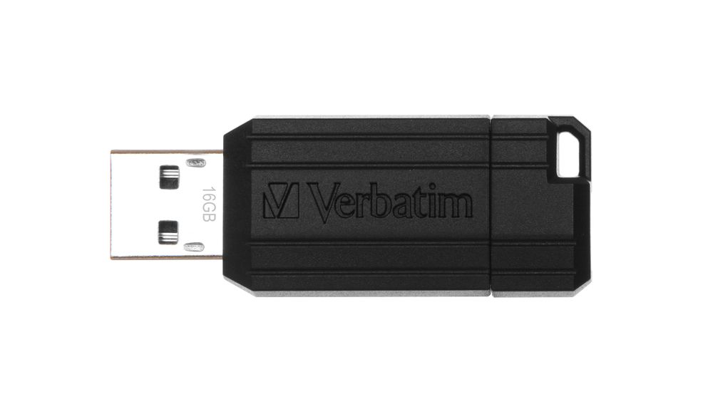 Verbatim 16GB PinStripe USB2.0 Black