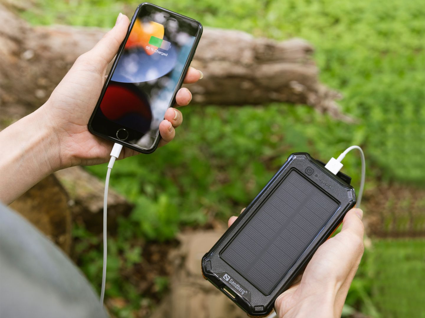 Sandberg 3in1 Solar 10000mAh PowerBank Black