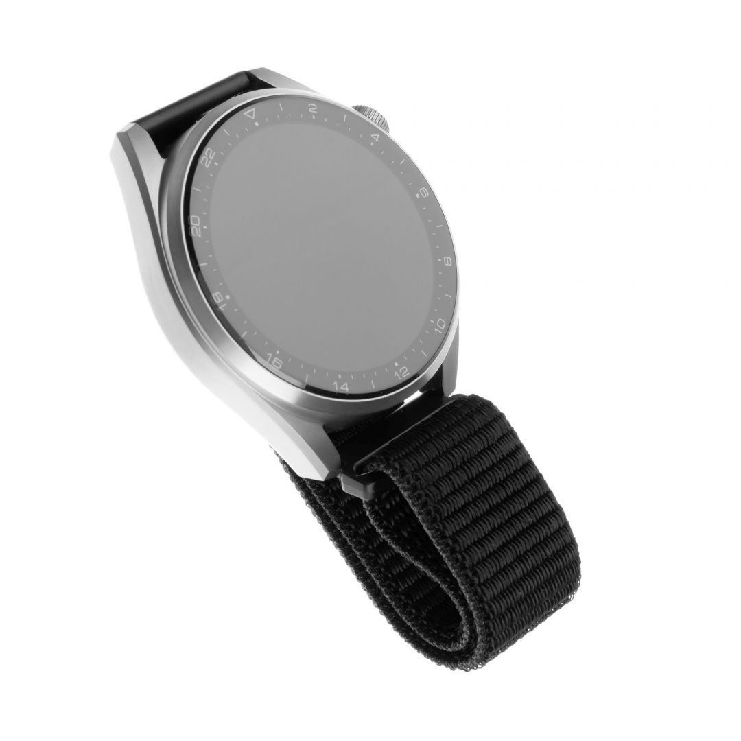 FIXED Nylon Strap for Smartwatch 22mm wide Black