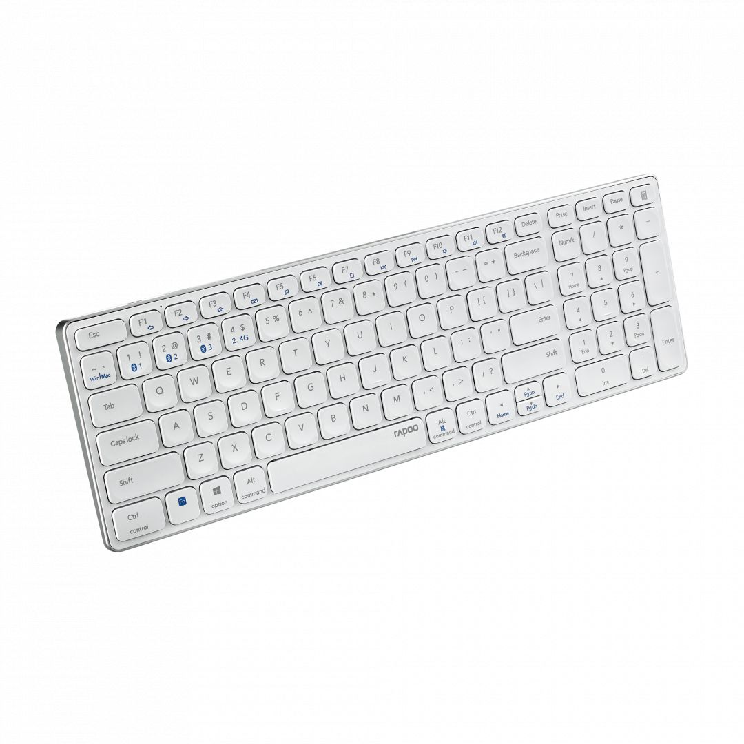 Rapoo E9700M Wireless Ultra-slim Keyboard White HU