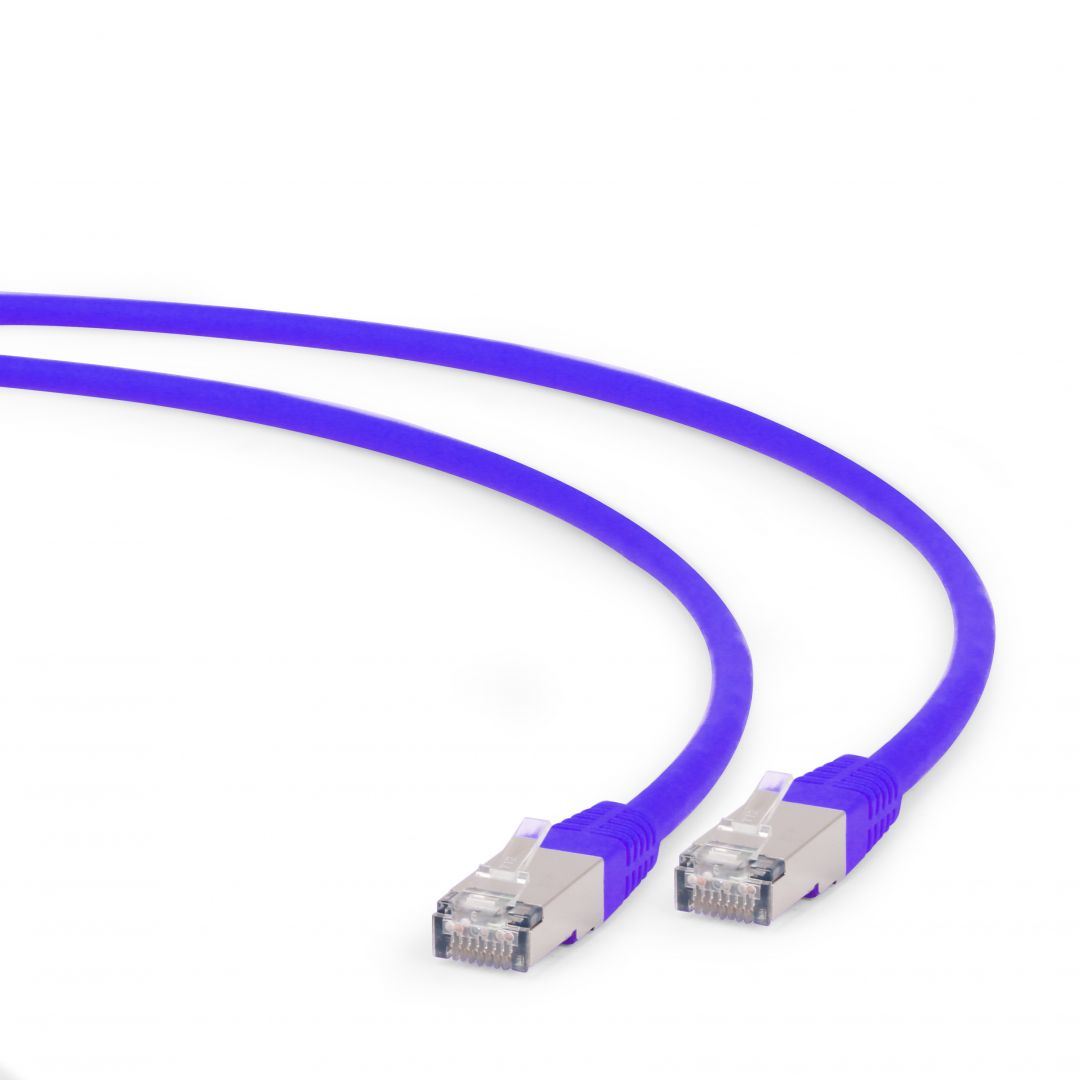 Gembird CAT6A S-FTP Patch Cable 1m Purple