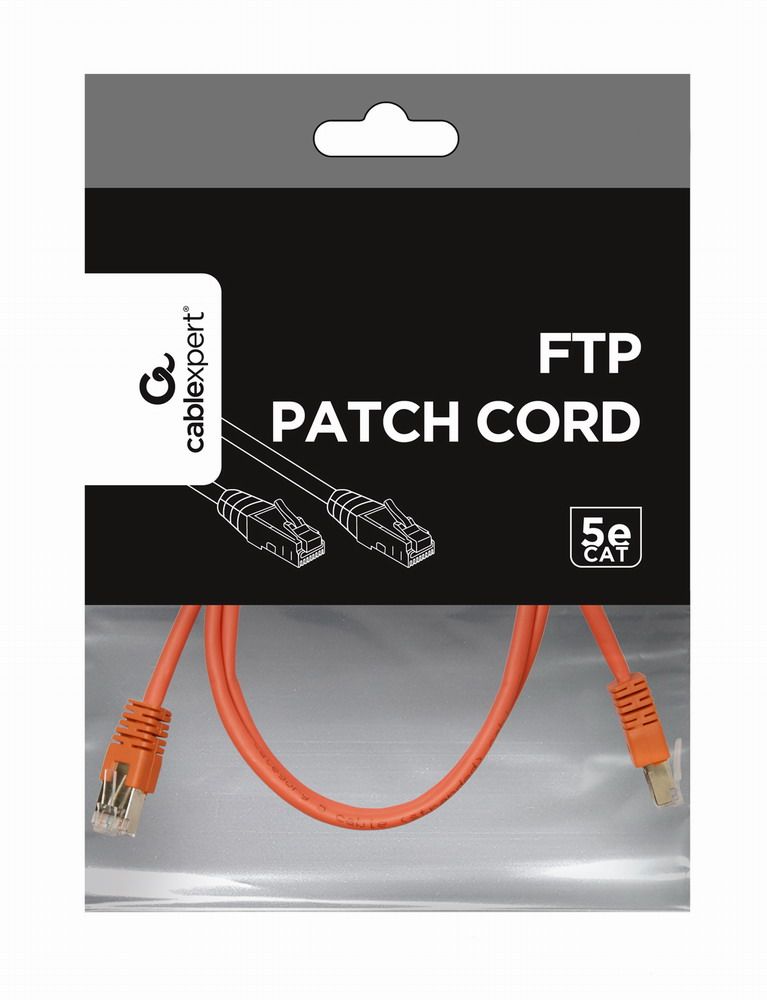 Gembird CAT5e F-UTP Patch Cable 1m Red