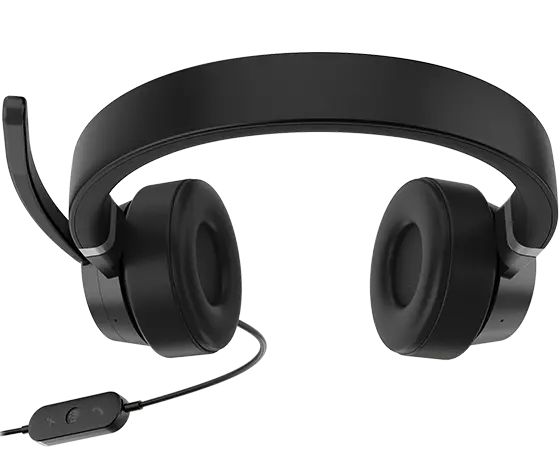 Lenovo Go Wired ANC Headset Thunder Black