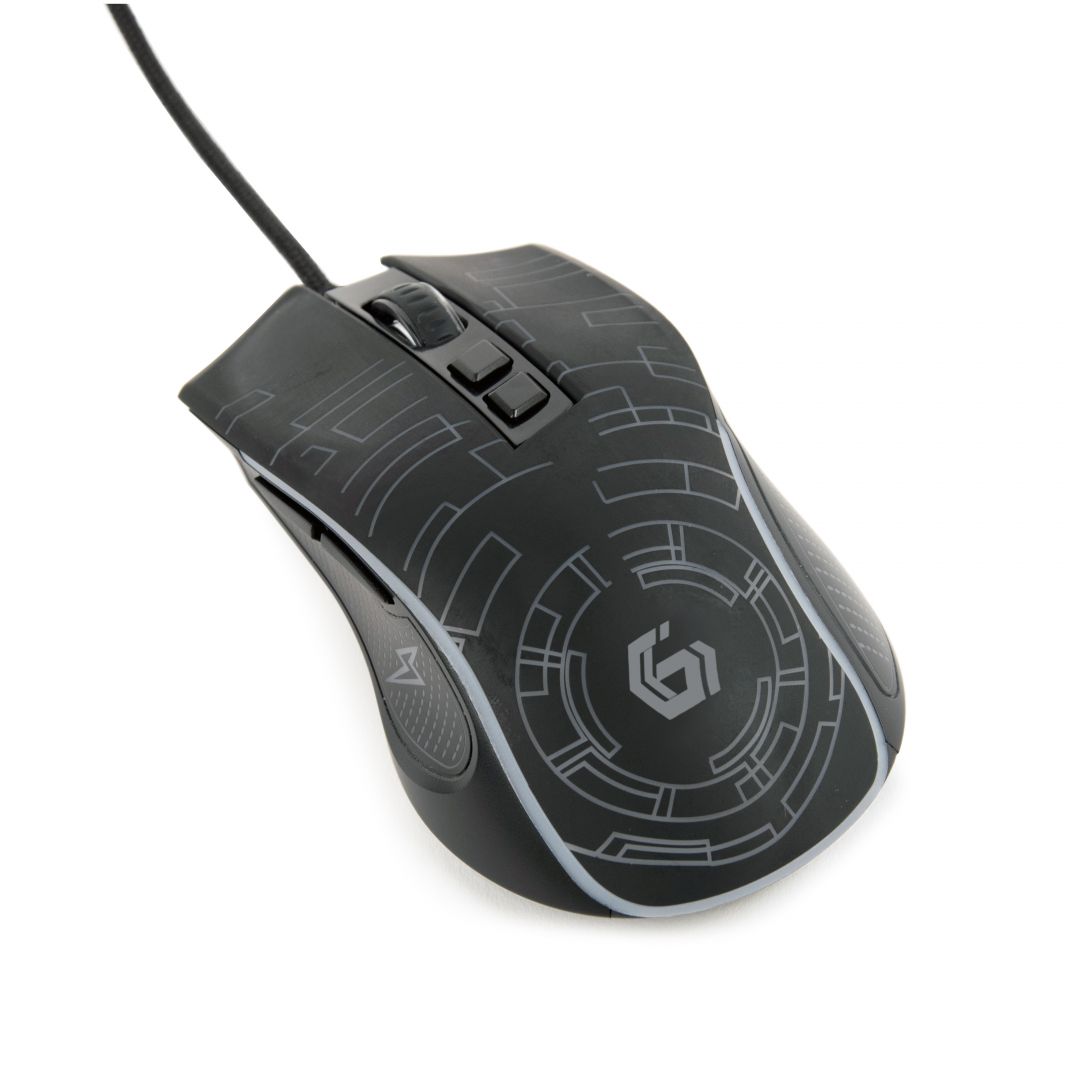 Gembird MUSG-RGB-01 Gaming mouse Black