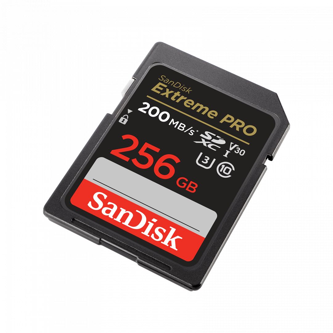 Sandisk 256GB SDXC Class 10 U3 V30 Extreme Pro