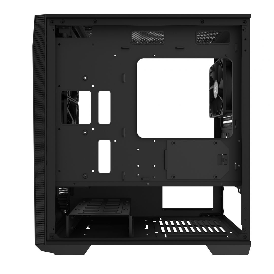 Zalman Z1 Iceberg Tempered Glass Black