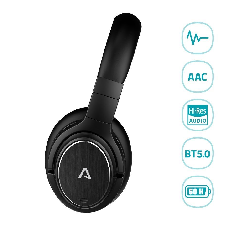 Lamax NoiseComfort ANC Wireless Bluetooth Headset Black