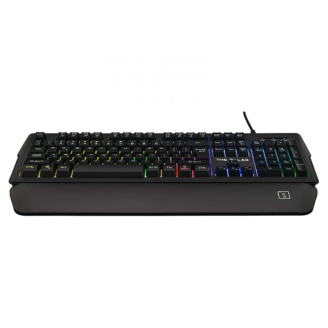 The G-Lab Keyz Palladium Keyboard Black US