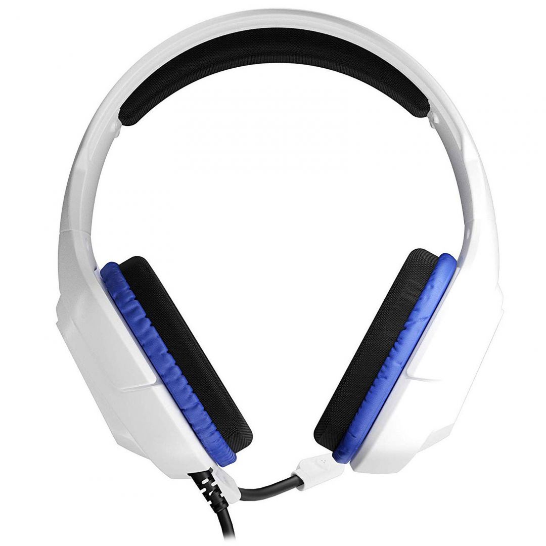 The G-Lab Korp Cobalt Gaming Headset White