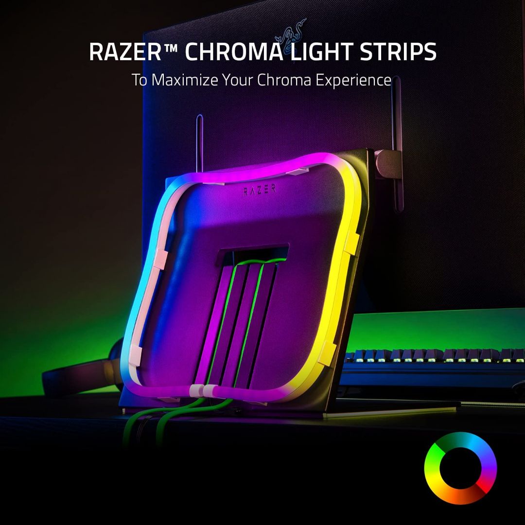 Razer Chroma Light Strip Expansion Kit Addressable RGB Light Strips for Greater Lighting Customization