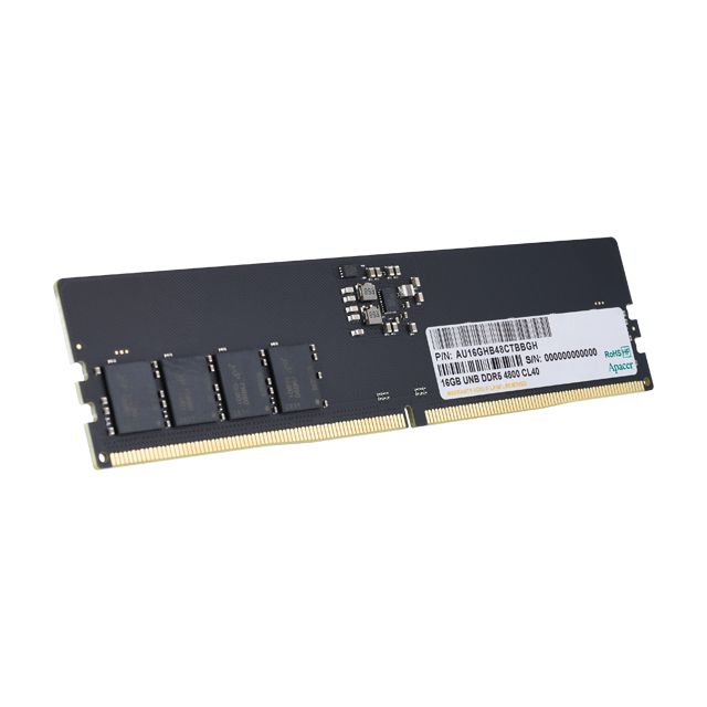 Apacer 16GB DDR5 4800MHz Black