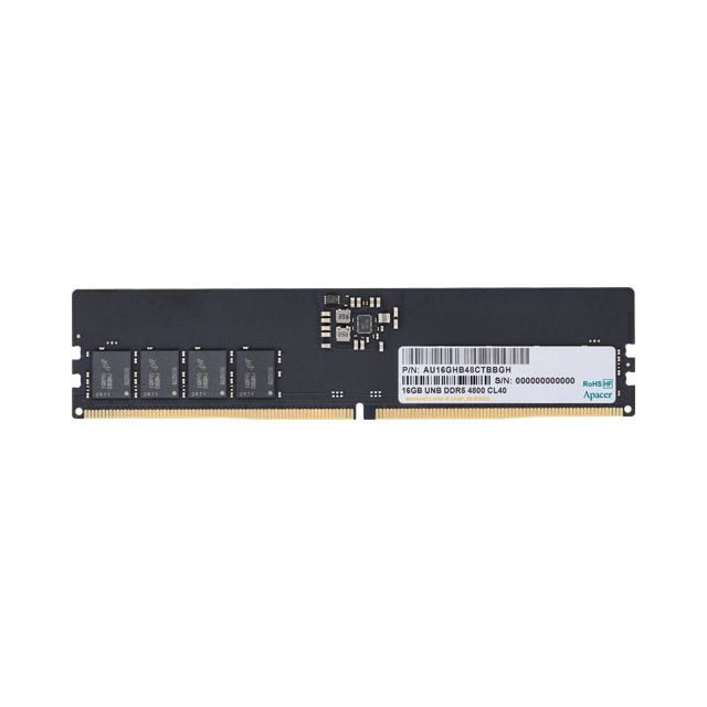 Apacer 16GB DDR5 4800MHz Black