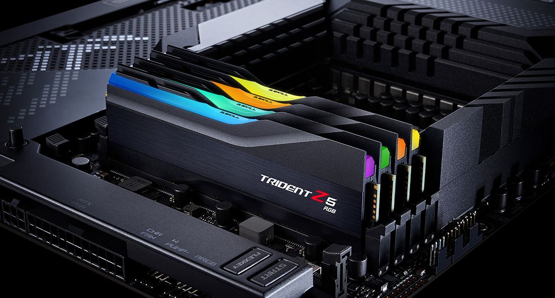 G.SKILL 64GB DDR5 6000MHz Kit(2x32) Trident Z5 RGB Black