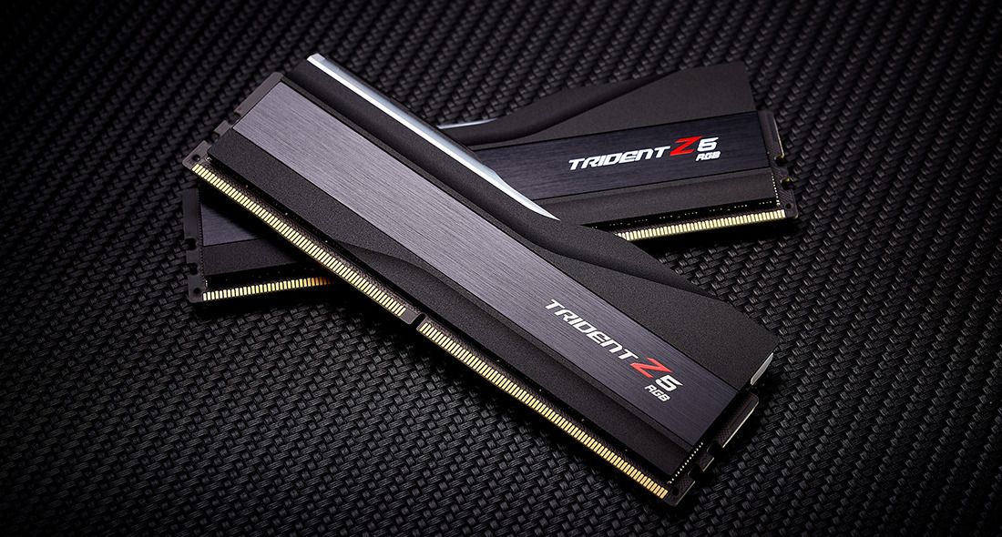 G.SKILL 64GB DDR5 6000MHz Kit(2x32) Trident Z5 RGB Black