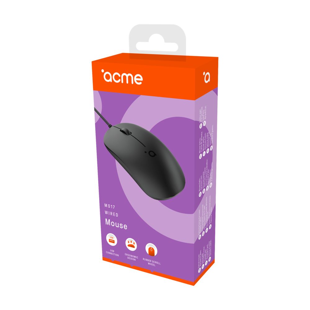 ACME MS17 Optical Mouse Black