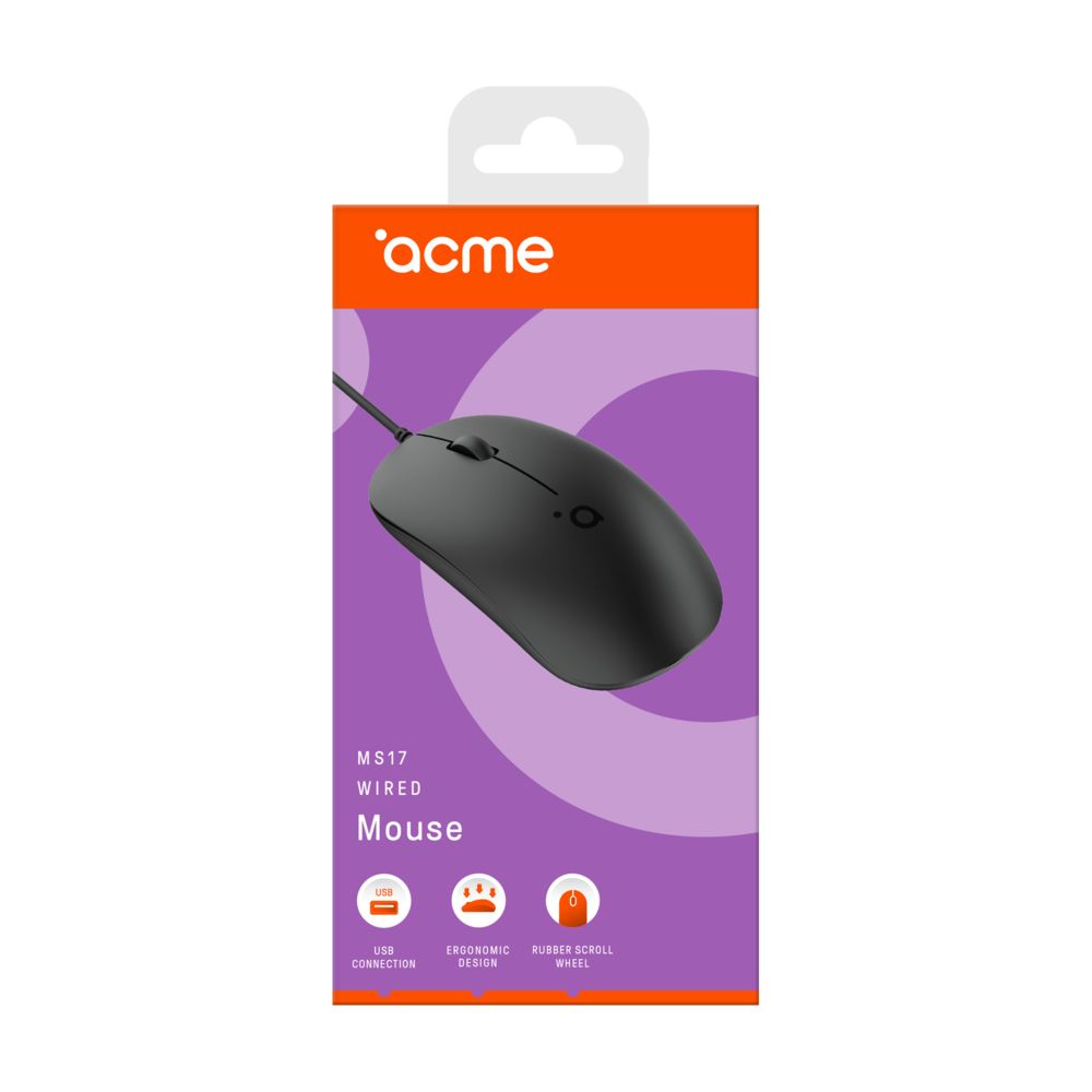 ACME MS17 Optical Mouse Black