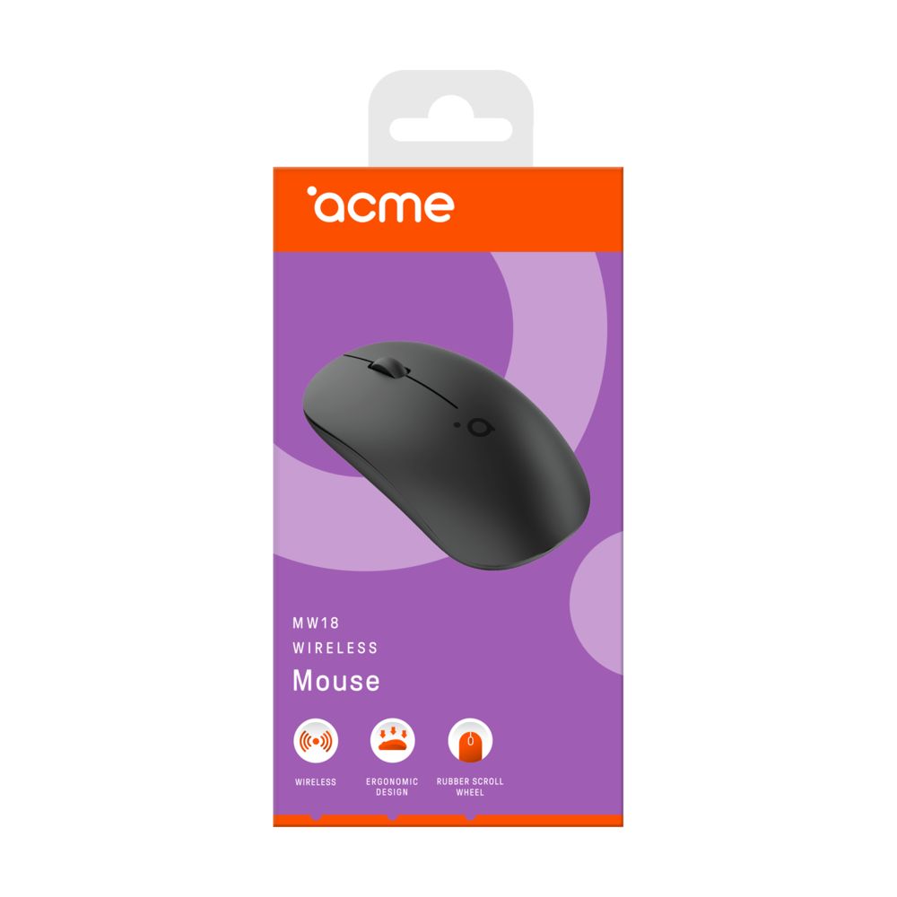 ACME MW18 Wireless Optical Mouse Black