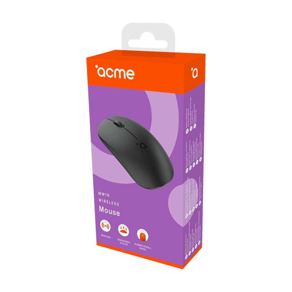 ACME MW18 Wireless Optical Mouse Black