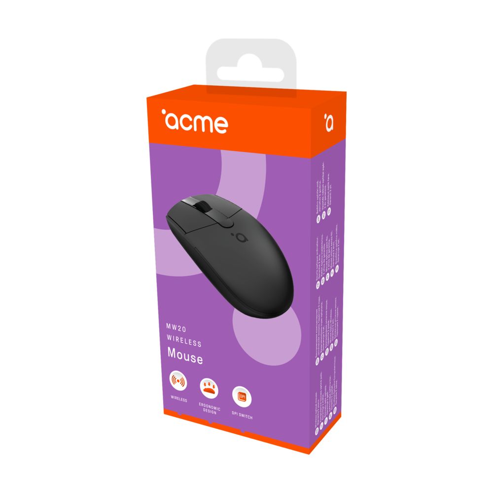 ACME MW20 Wireless Optical Mouse Black