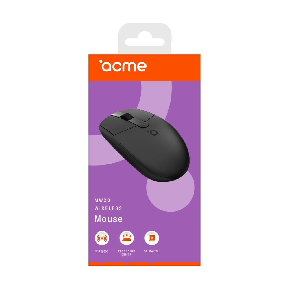 ACME MW20 Wireless Optical Mouse Black